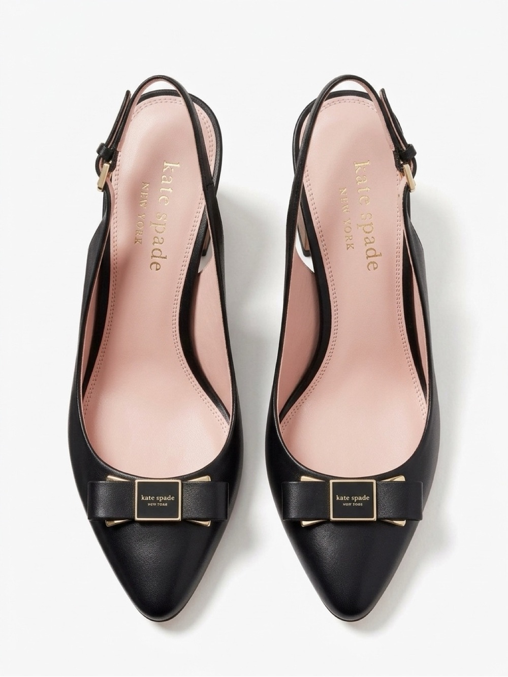 NIB Kate Spade New York Black Pointed Slingback Pumps Size 7